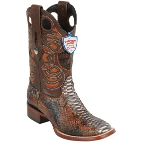 Botas de Piton Original Horma Ranchera Cuadrada Ancha WW-28245788
