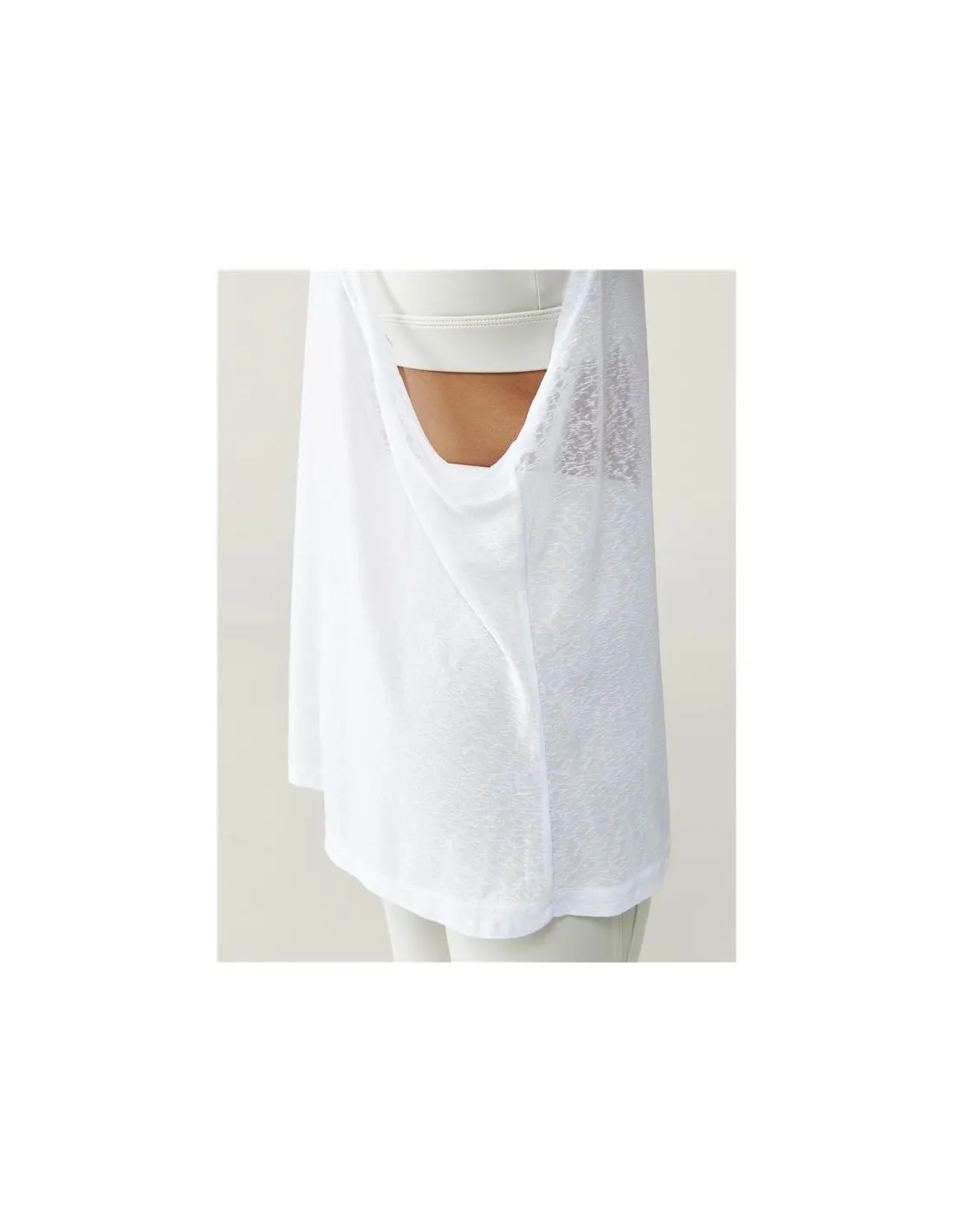 Camiseta Born Living Yoga Ada Blanco Mujer