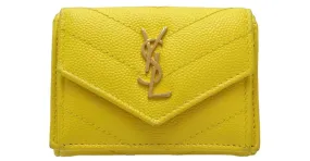 Cartera Pequeña Saint Laurent Amarillo 