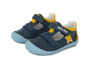 D.D.Step Sandalias Respetuosas Azul Marino-Amarillo