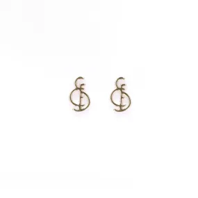 Pendientes SFC Baados en Oro