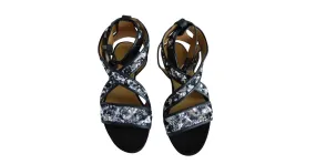 Sonia Rykiel Sandalias Negro Plata 